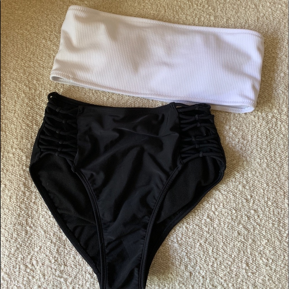 Black and White Bikini